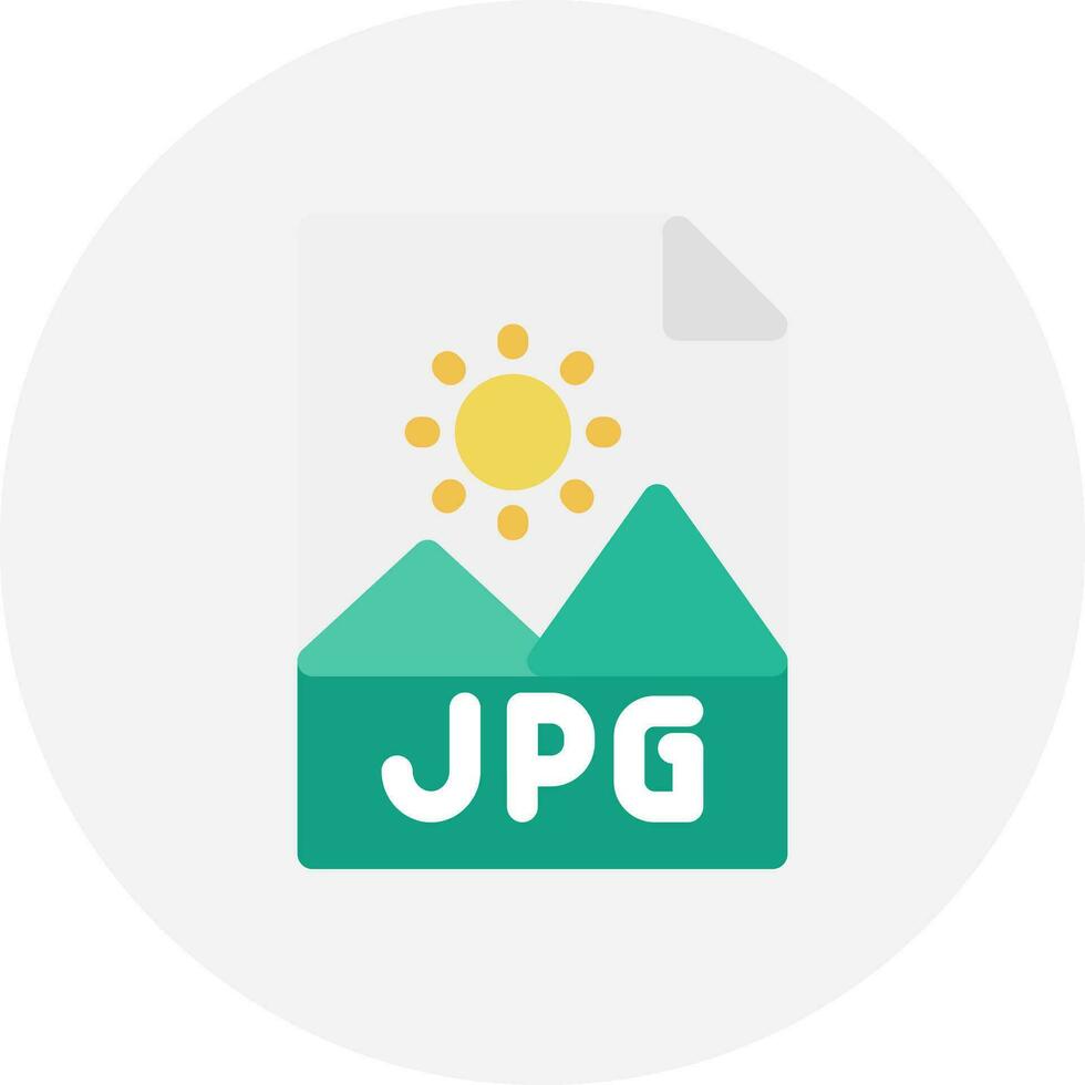 jpg-Datei kreatives Icon-Design vektor