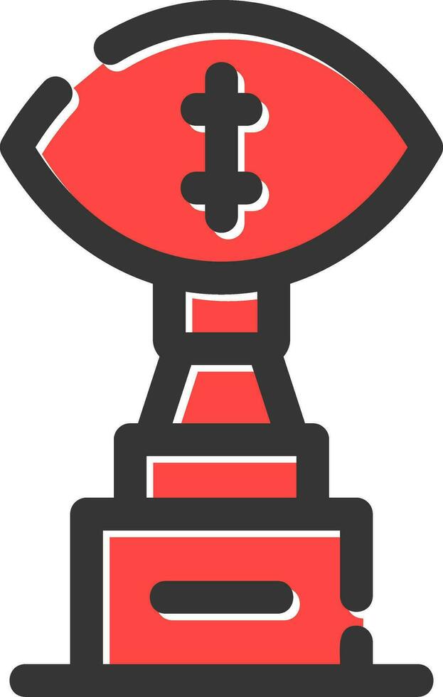 Trophäe kreatives Icon-Design vektor