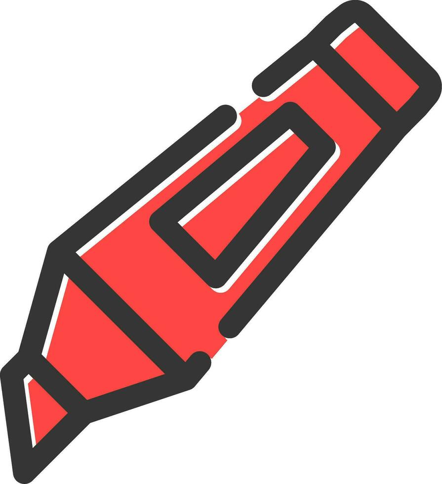 Textmarker kreatives Icon-Design vektor