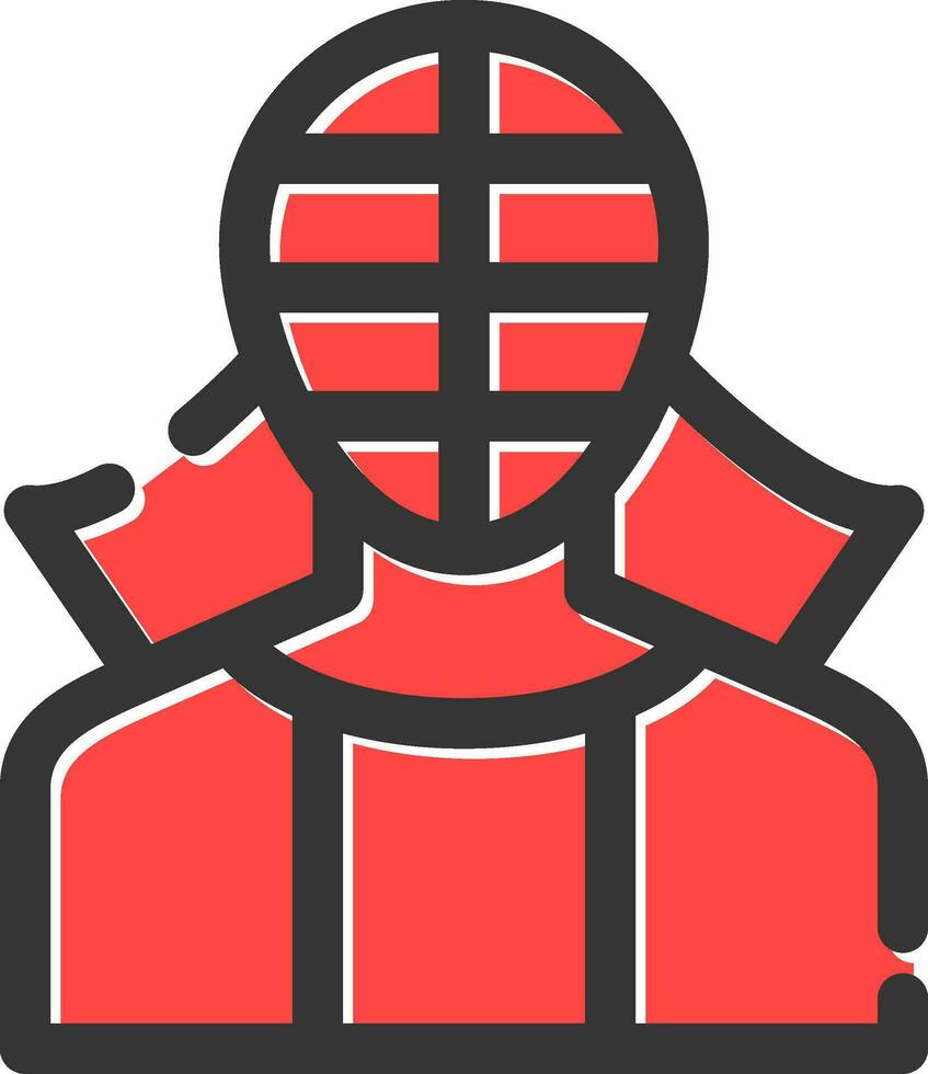 Kendo kreatives Icon-Design vektor