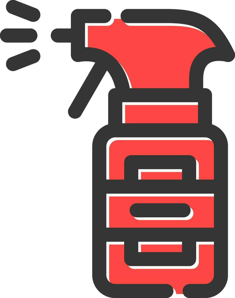 Sprühflasche kreatives Icon-Design vektor