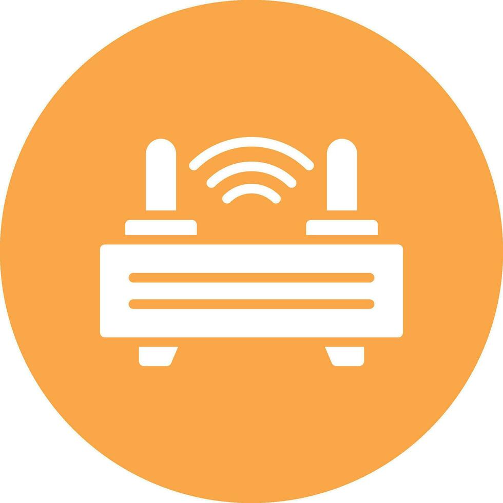 Router kreatives Icon-Design vektor