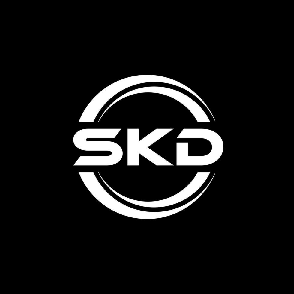 skd Brief Logo Design, Inspiration zum ein einzigartig Identität. modern Eleganz und kreativ Design. Wasserzeichen Ihre Erfolg mit das auffällig diese Logo. vektor