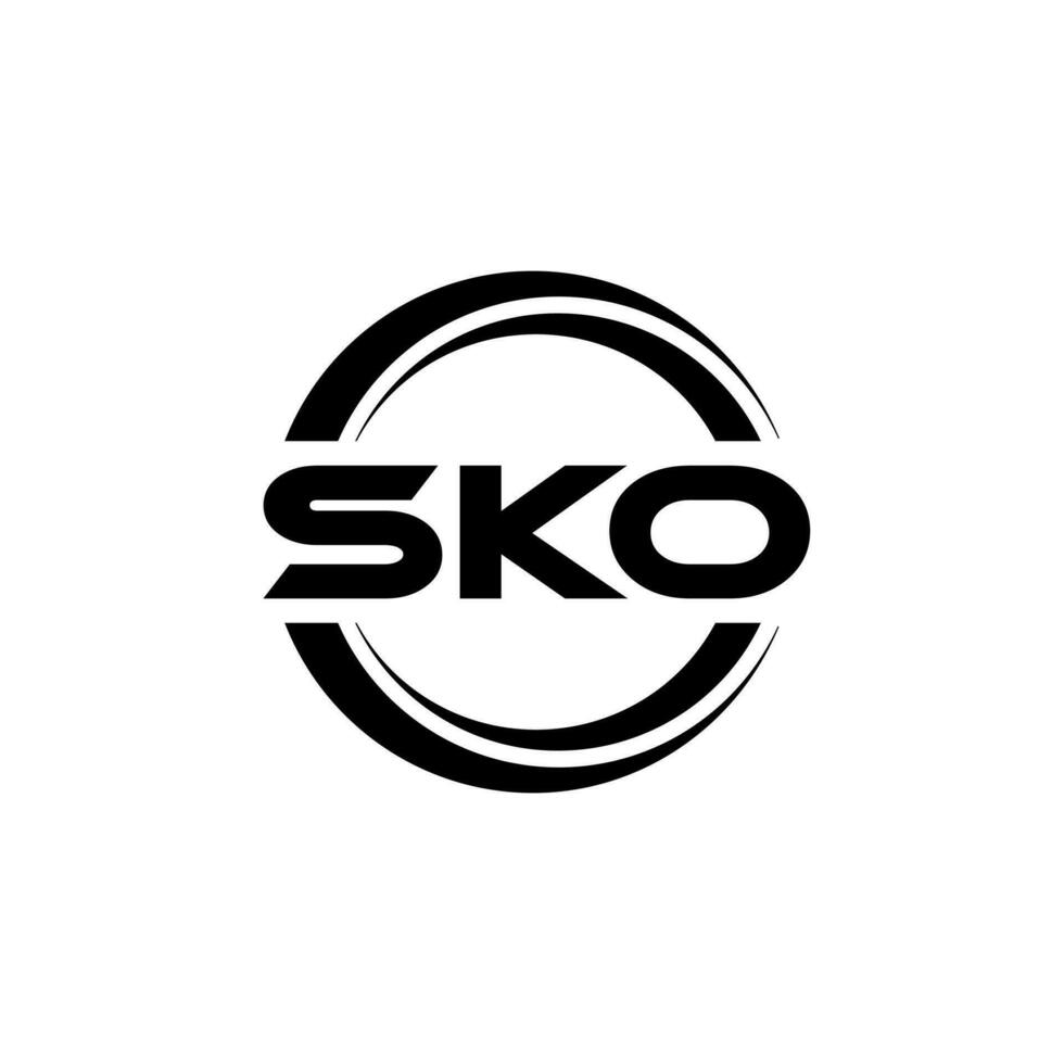 sko brev logotyp design, inspiration för en unik identitet. modern elegans och kreativ design. vattenmärke din Framgång med de slående detta logotyp. vektor