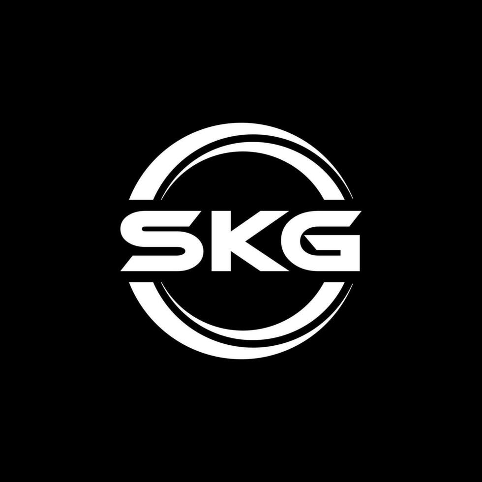 skg brev logotyp design, inspiration för en unik identitet. modern elegans och kreativ design. vattenmärke din Framgång med de slående detta logotyp. vektor