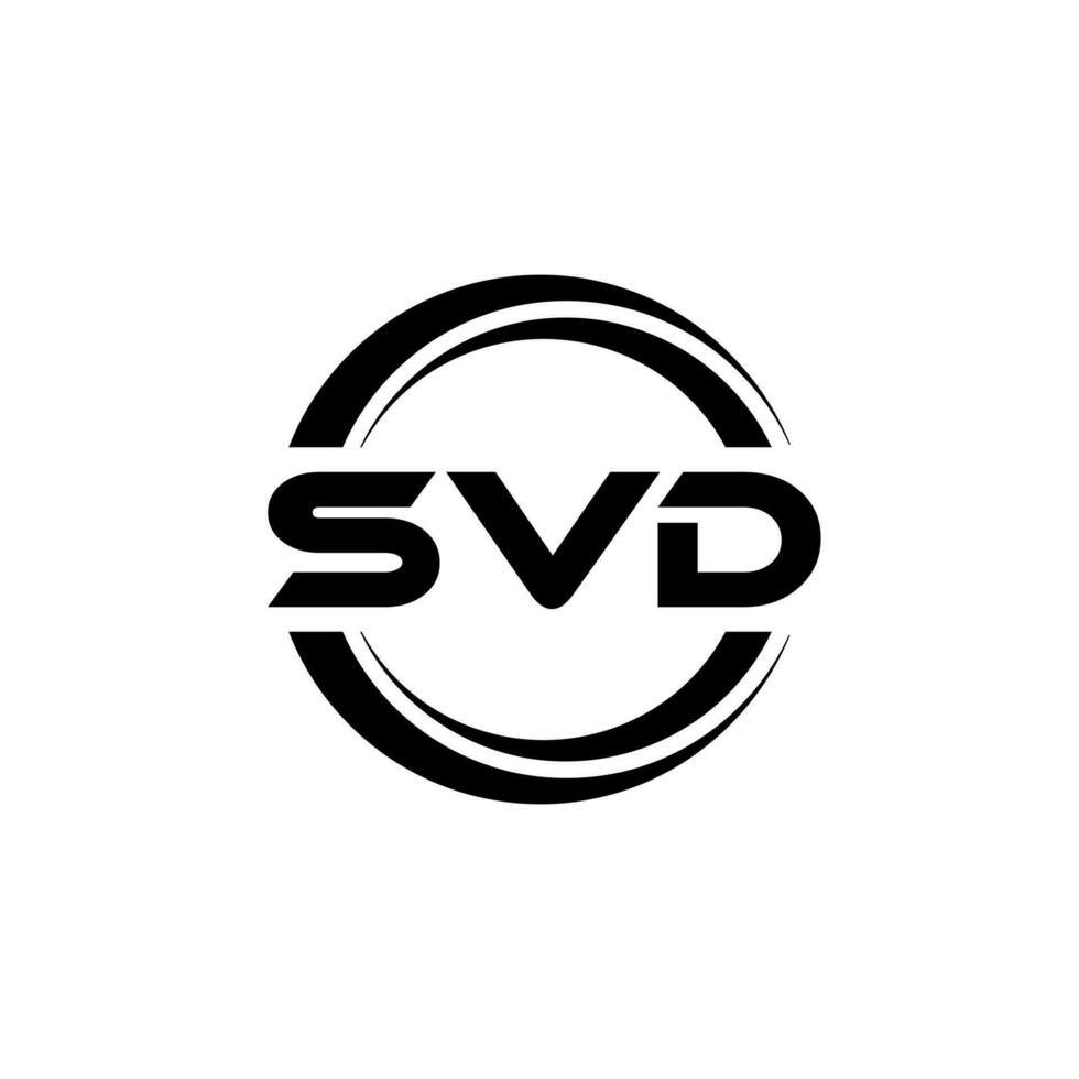 svd brev logotyp design, inspiration för en unik identitet. modern elegans och kreativ design. vattenmärke din Framgång med de slående detta logotyp. vektor