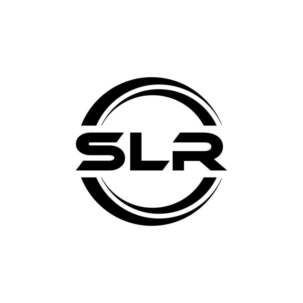 slr Brief Logo Design, Inspiration zum ein einzigartig Identität. modern Eleganz und kreativ Design. Wasserzeichen Ihre Erfolg mit das auffällig diese Logo. vektor