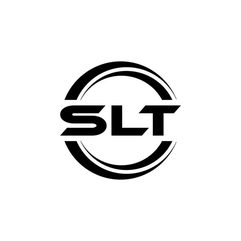 slt Brief Logo Design, Inspiration zum ein einzigartig Identität. modern Eleganz und kreativ Design. Wasserzeichen Ihre Erfolg mit das auffällig diese Logo. vektor