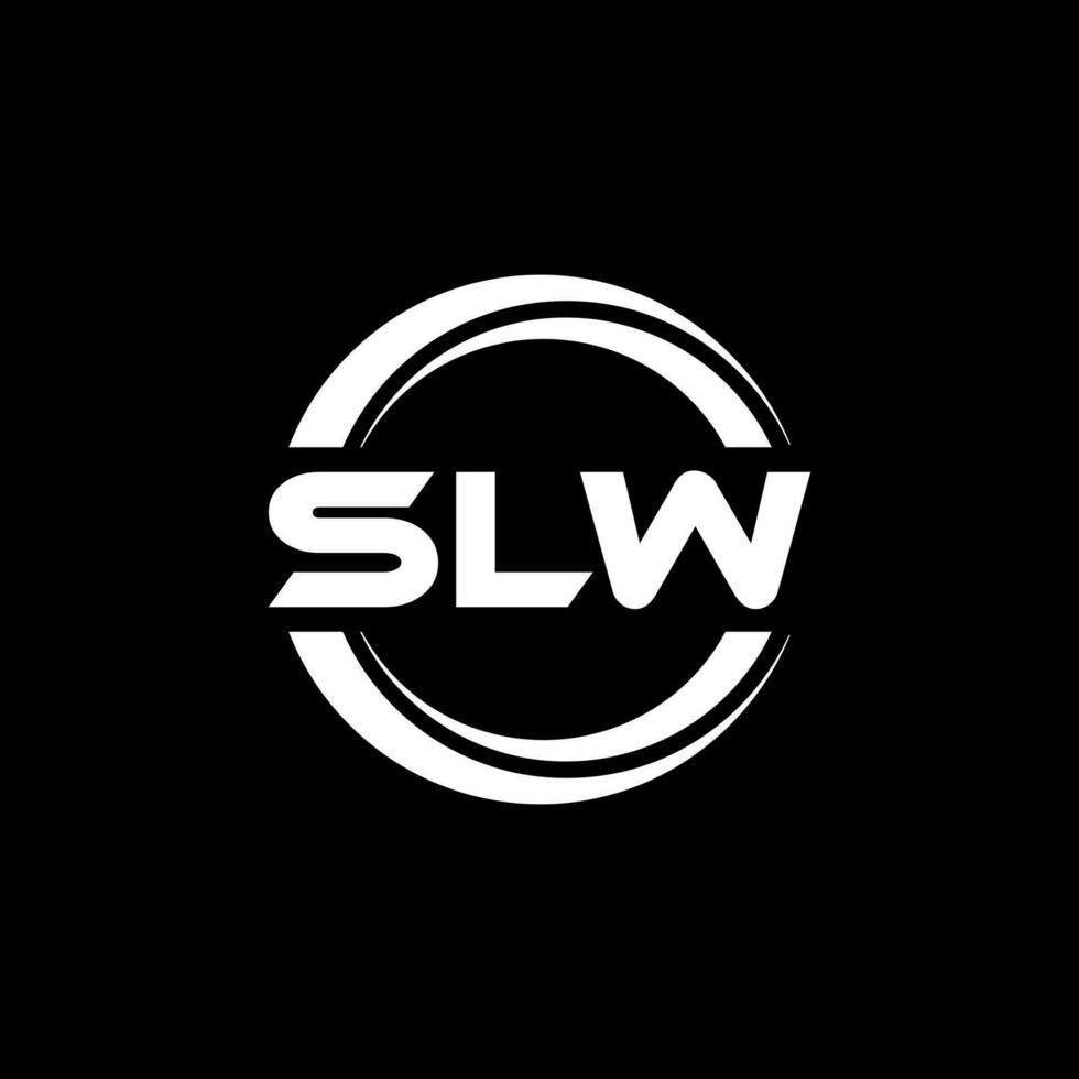 slw brev logotyp design, inspiration för en unik identitet. modern elegans och kreativ design. vattenmärke din Framgång med de slående detta logotyp. vektor