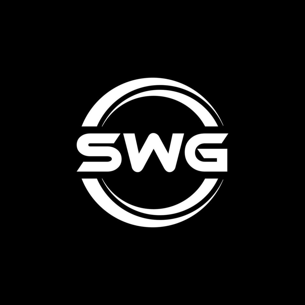 swg Brief Logo Design, Inspiration zum ein einzigartig Identität. modern Eleganz und kreativ Design. Wasserzeichen Ihre Erfolg mit das auffällig diese Logo. vektor