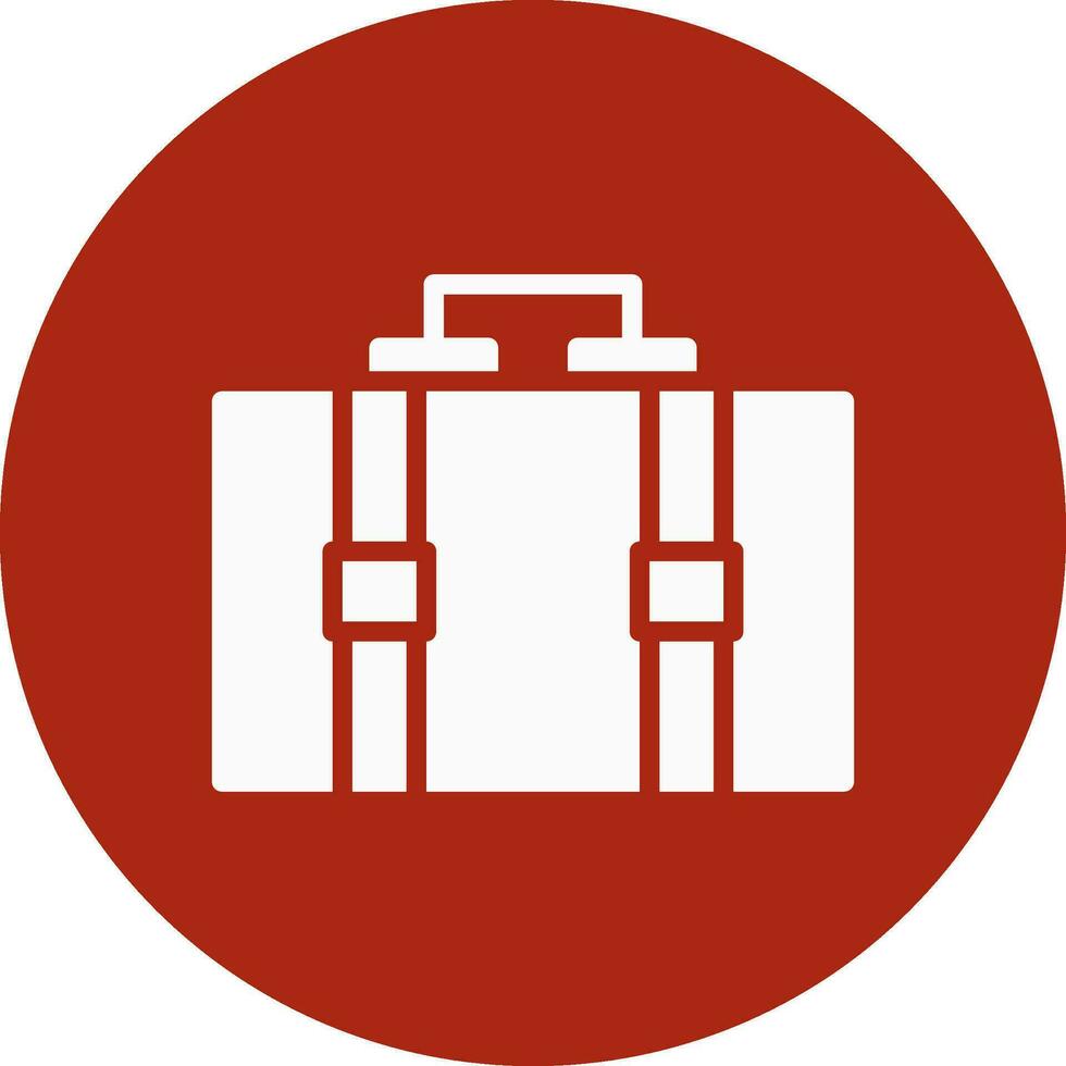 Koffer kreatives Icon-Design vektor