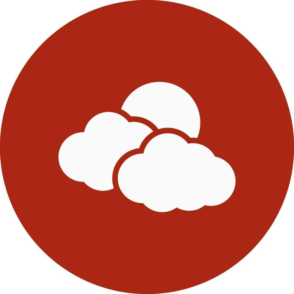 Wolken kreatives Icon-Design vektor