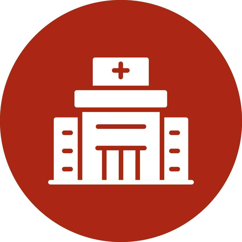 Krankenhaus kreatives Icon-Design vektor