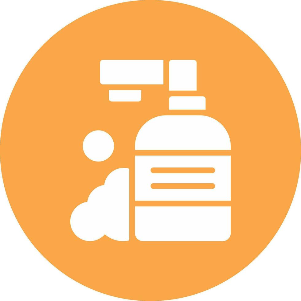 Shampoo kreatives Icon-Design vektor