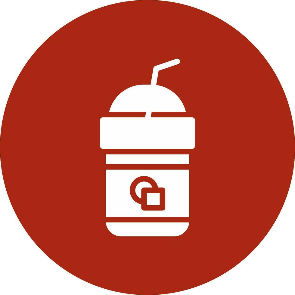 iced kaffe kreativ ikon design vektor
