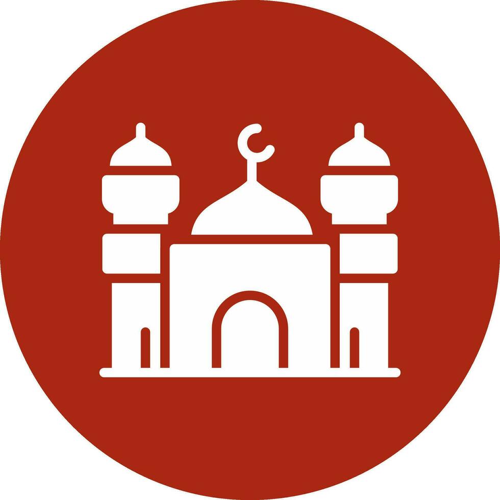 Moschee kreatives Icon-Design vektor