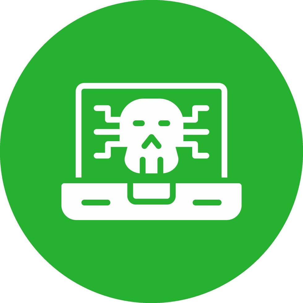 Kreatives Icon-Design für Malware vektor