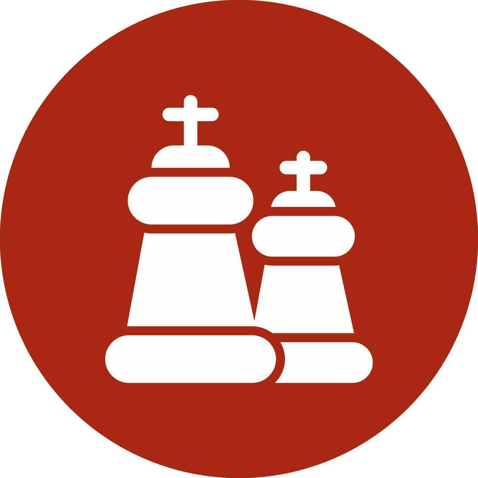 Schach kreatives Icon-Design vektor