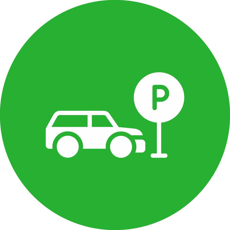 Taxi Parkplatz kreativ Symbol Design vektor