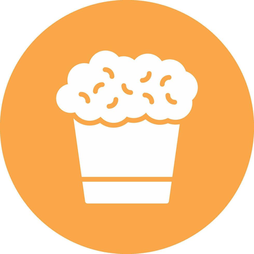 Popcorn kreatives Icon-Design vektor