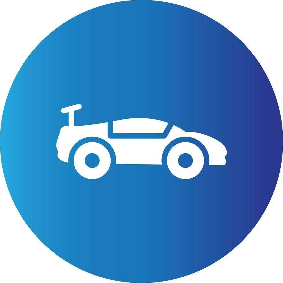 kreatives Icon-Design für Superautos vektor