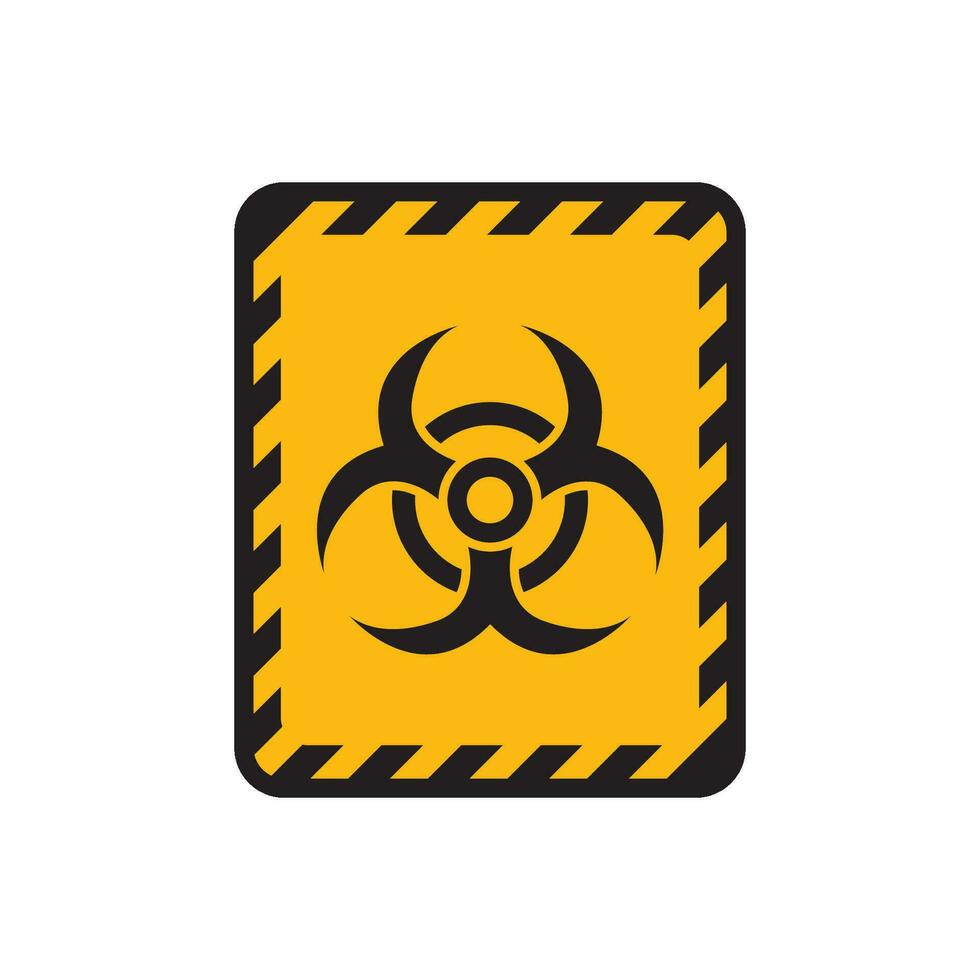 chemisch Gefahr Symbol, gefährlich zum das Umgebung Substanz Warnung Symbol Vektor Illustration Design
