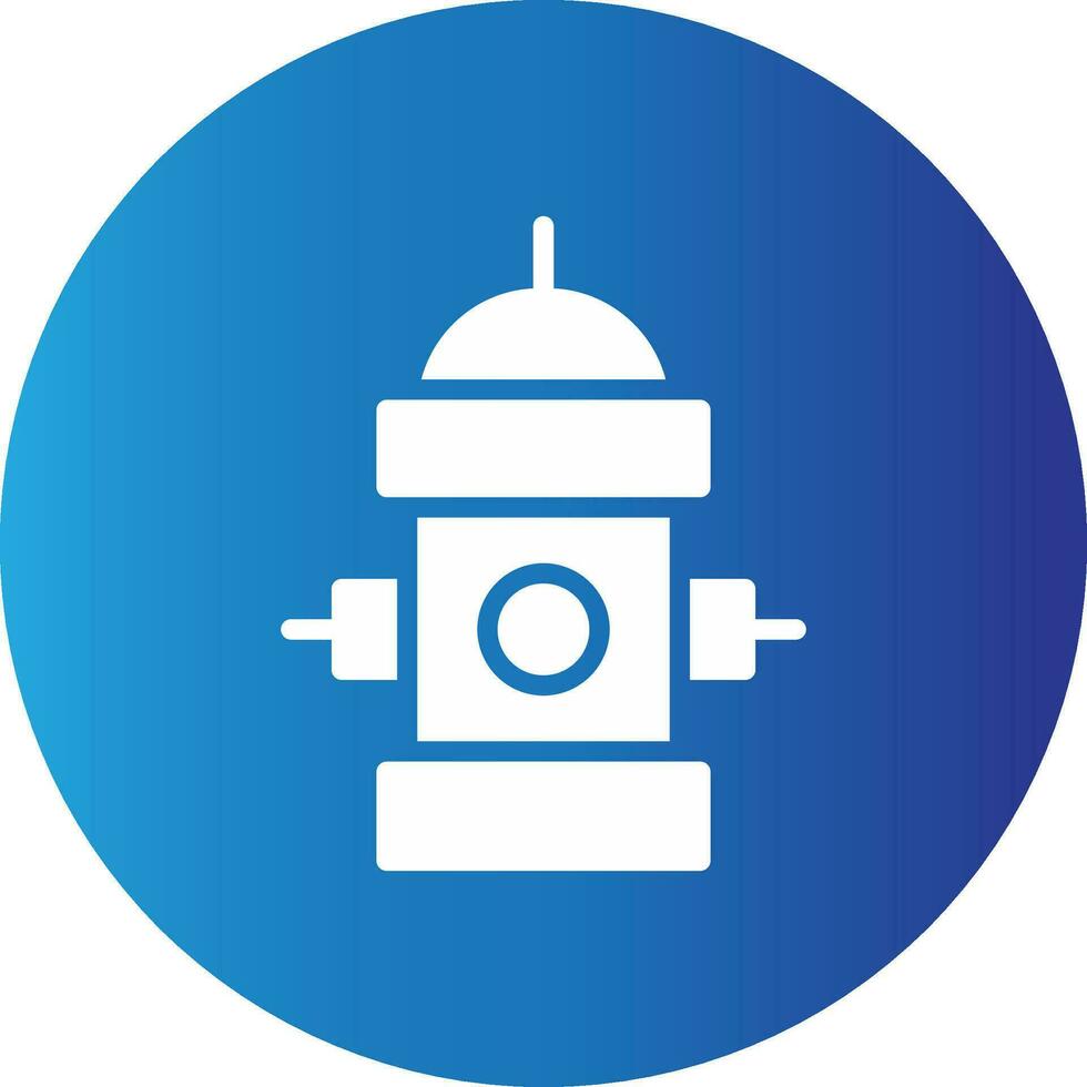 Hydranten kreatives Icon-Design vektor