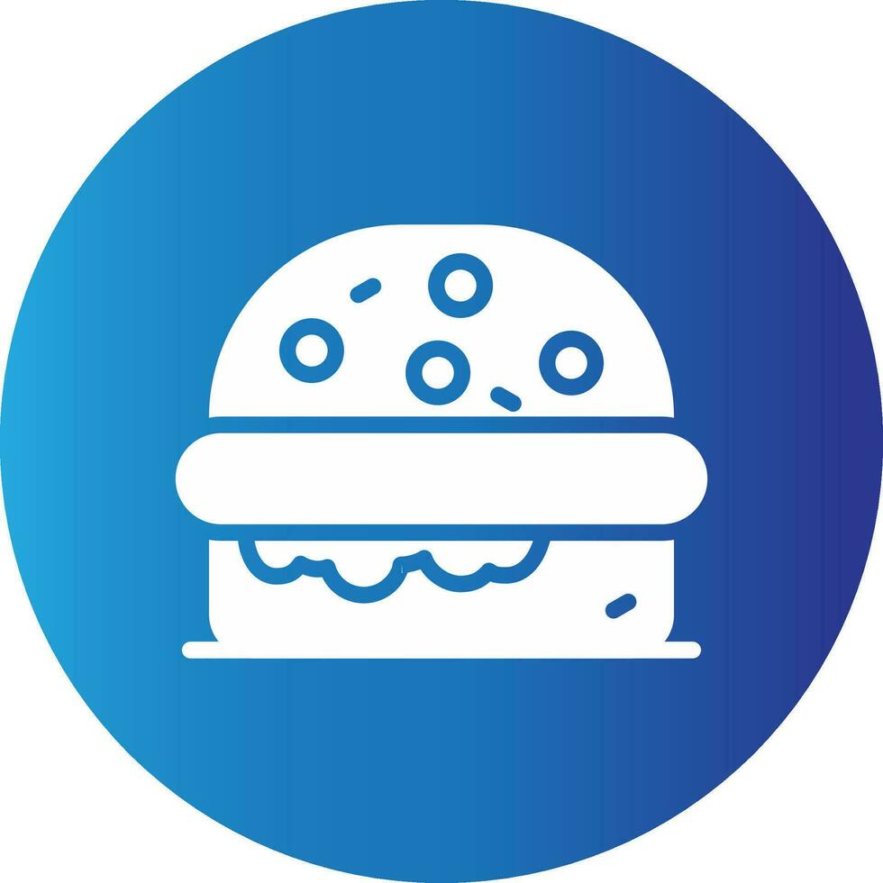 Burger kreatives Icon-Design vektor