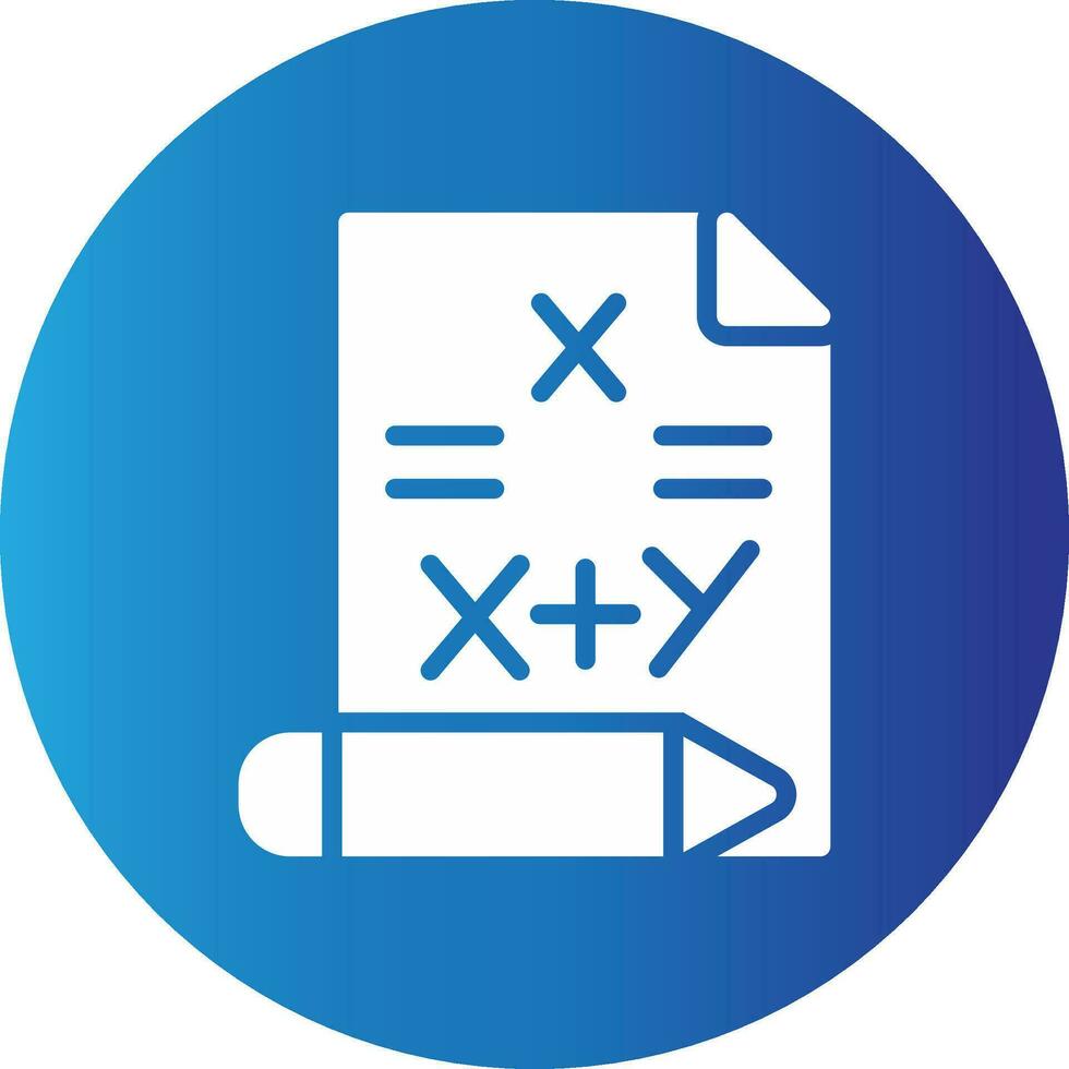 Mathe kreatives Icon-Design vektor