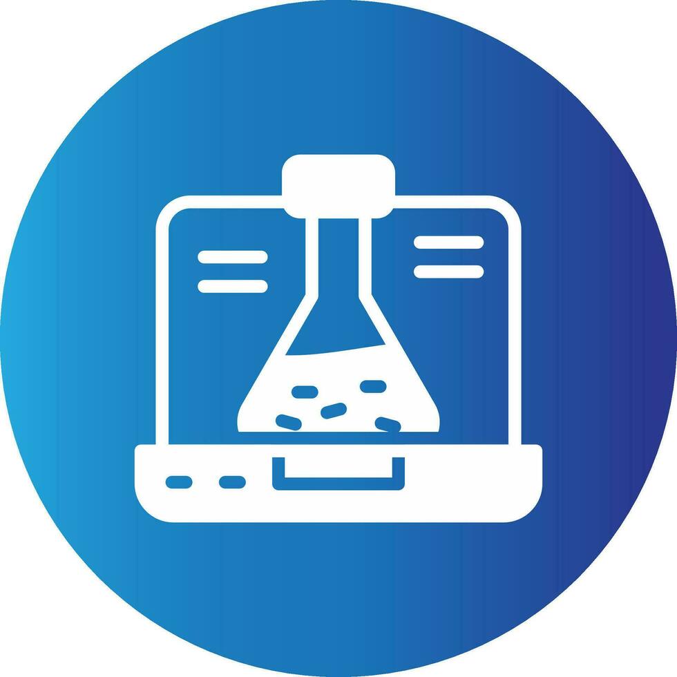 Chemie kreatives Icon-Design vektor