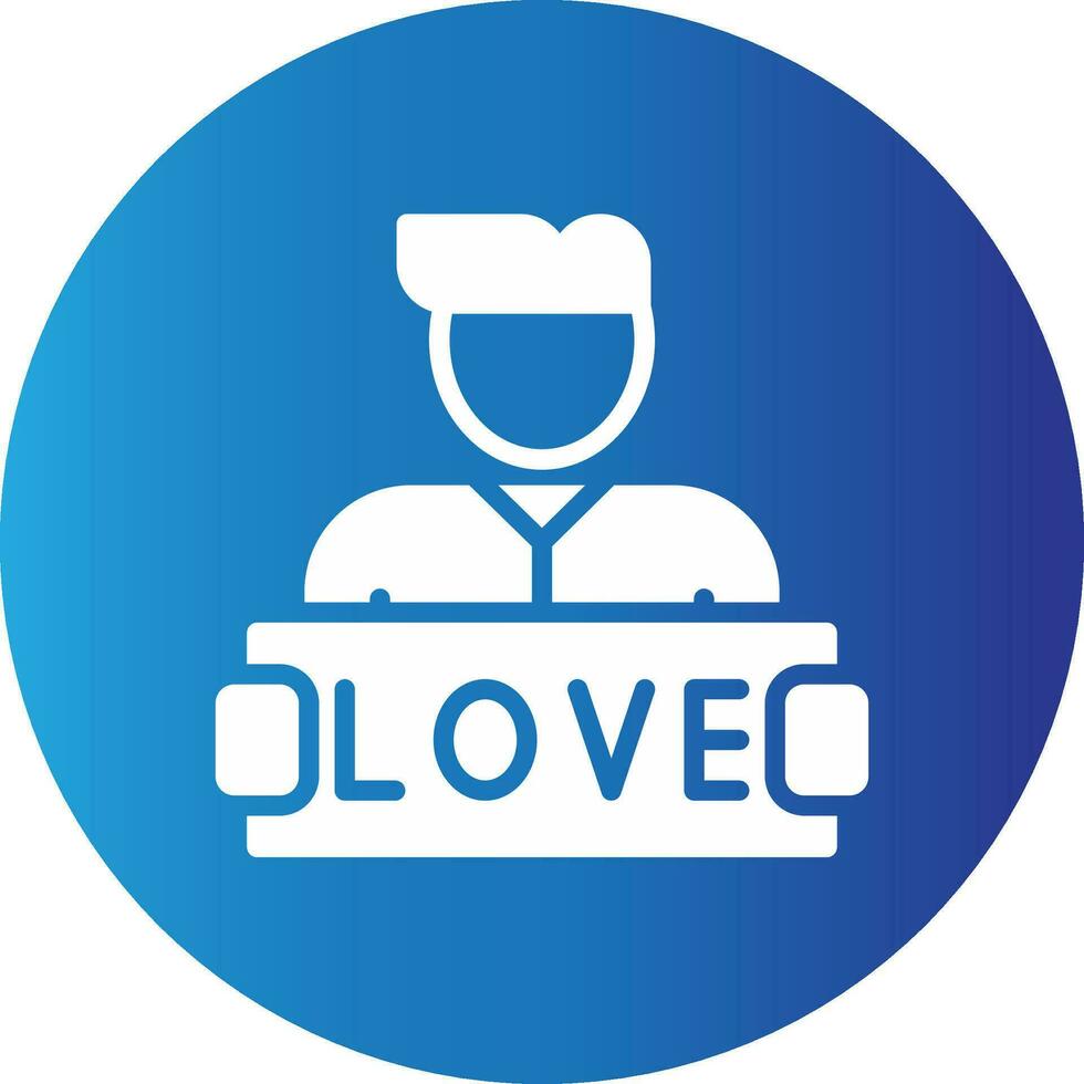 liebe kreatives Icon-Design vektor