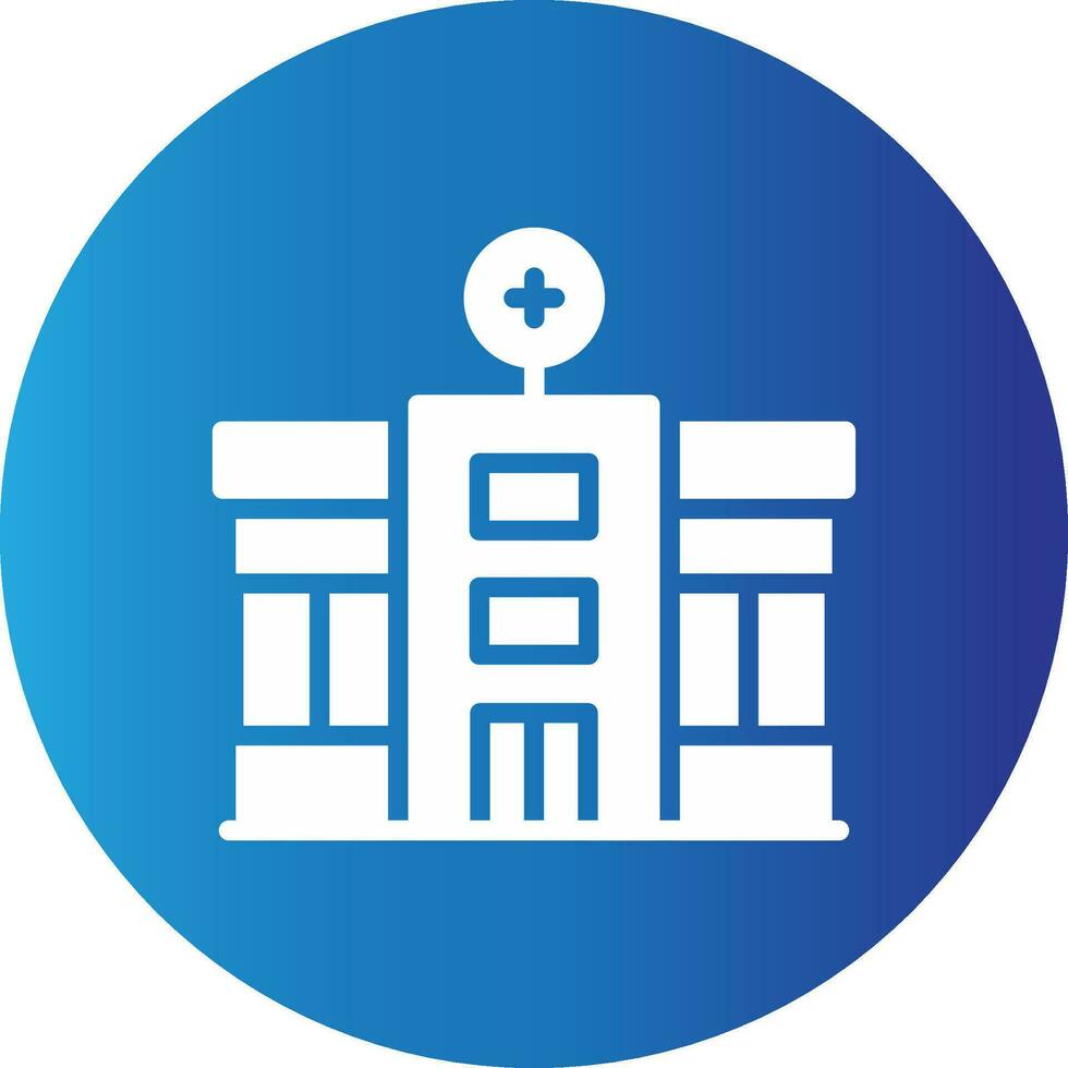 Krankenhaus kreatives Icon-Design vektor