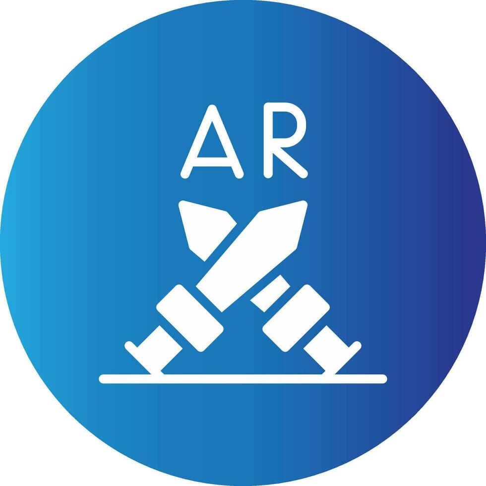 ar Kampf kreativ Symbol Design vektor