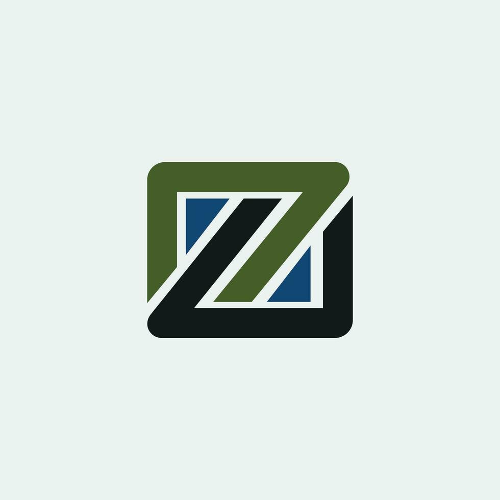 z Brief Logo design.z Initiale basierend Alphabet Symbol Logo Design vektor