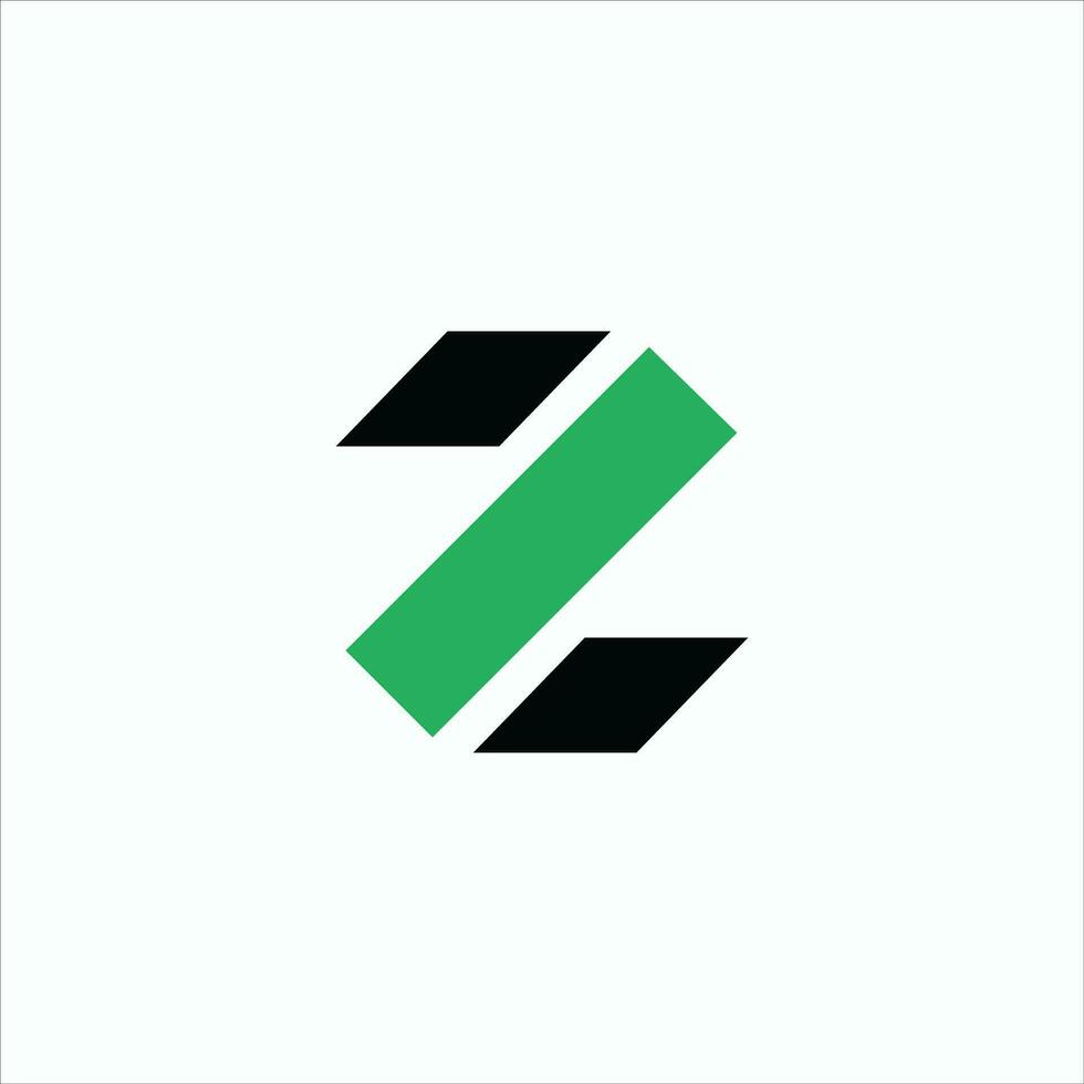 z brev logotyp design.z första baserad alfabet ikon logotyp design vektor