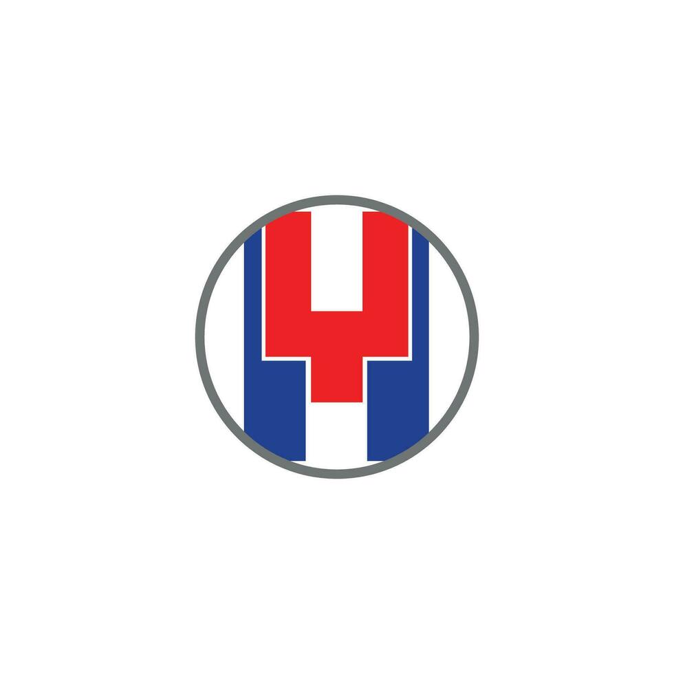 yh und hy Brief Logo design.yh,hy Initiale basierend Alphabet Symbol Logo Design vektor