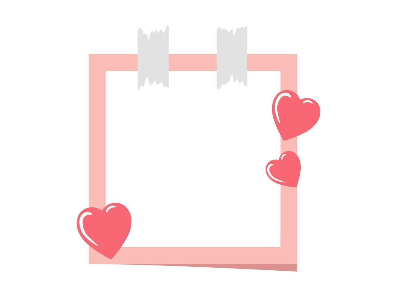 Rahmen Hintergrund Valentinsgrüße Tag Illustration vektor