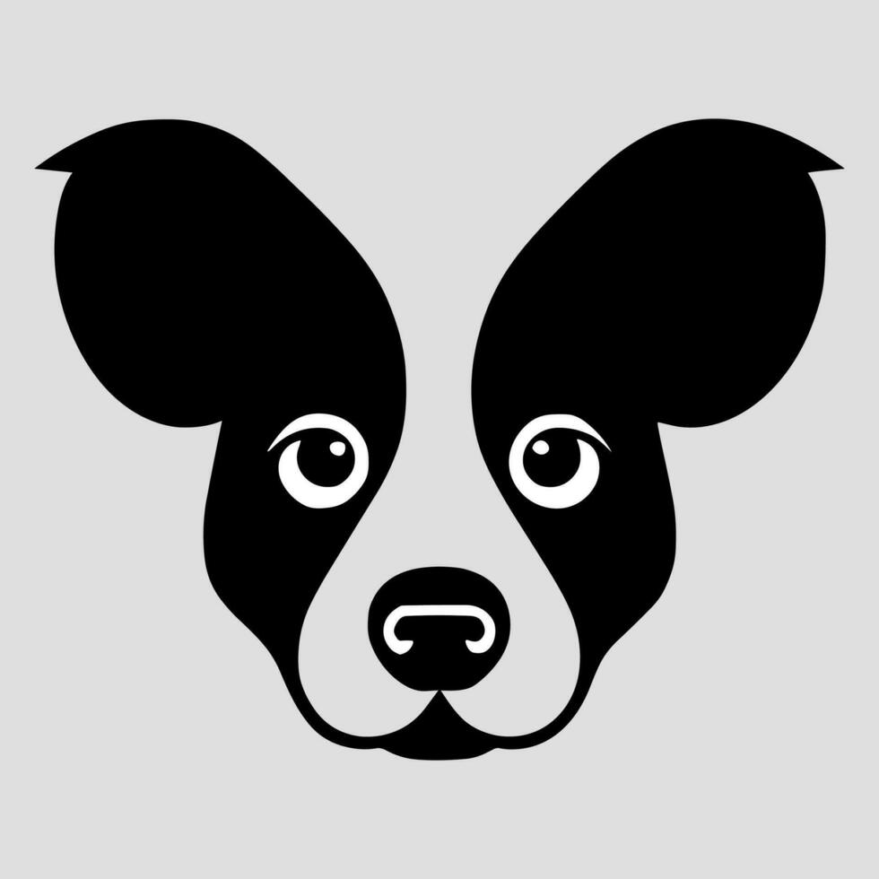 söt hund vektor svart och vit tecknad serie karaktär design samling. vit bakgrund. sällskapsdjur, djur.
