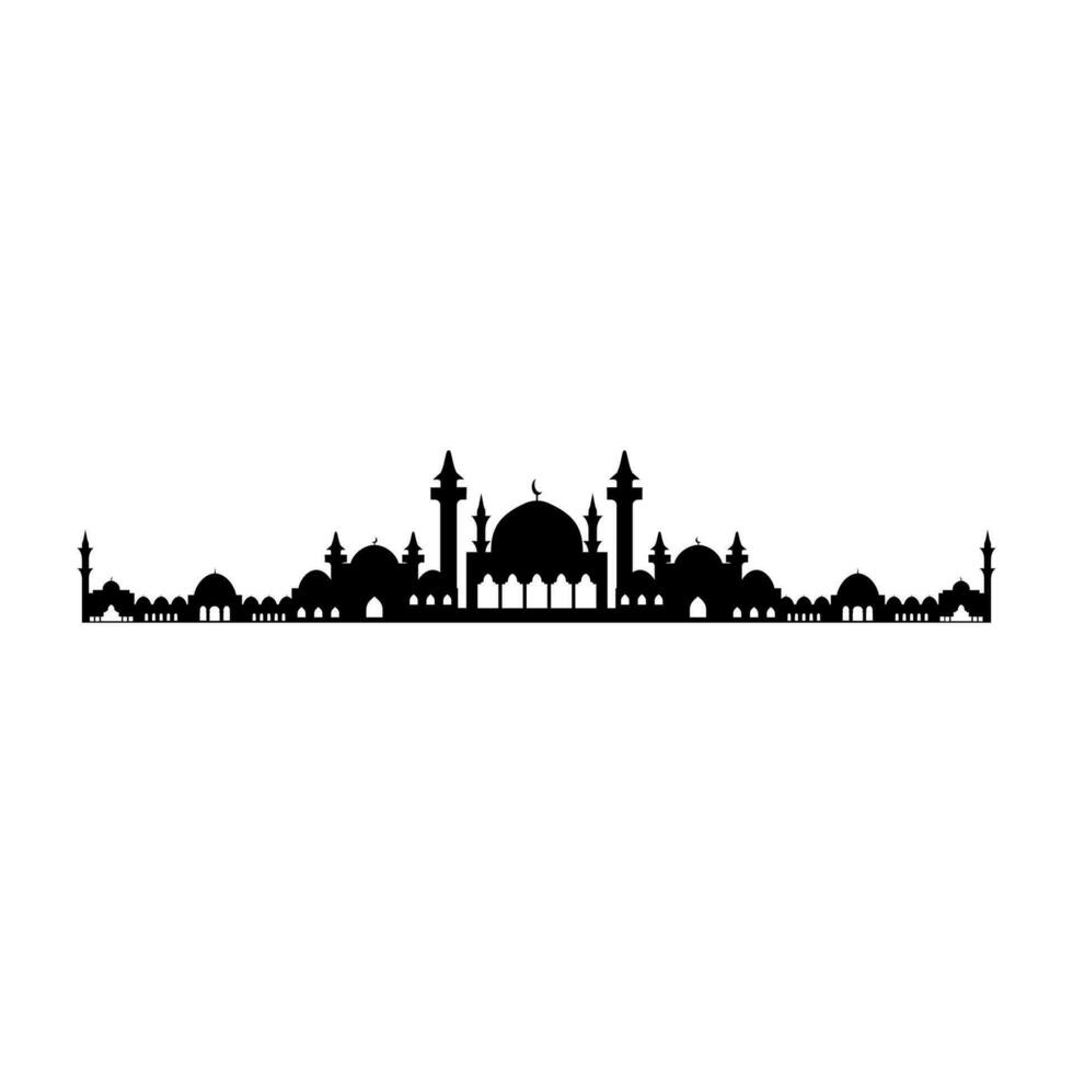Moschee Symbol. eben Illustration von Moschee Vektor Symbol zum Netz Design