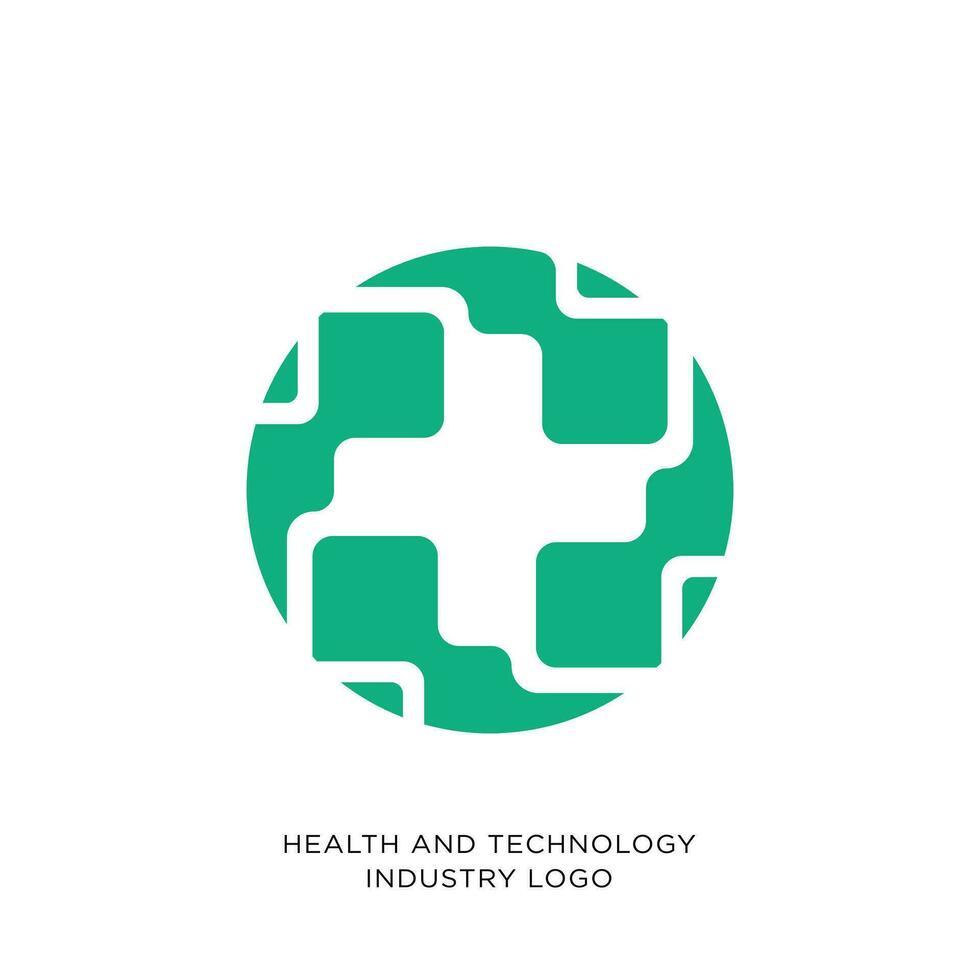 modern hälsa vård företag ikon korsa symbol design element stock illustration vektor
