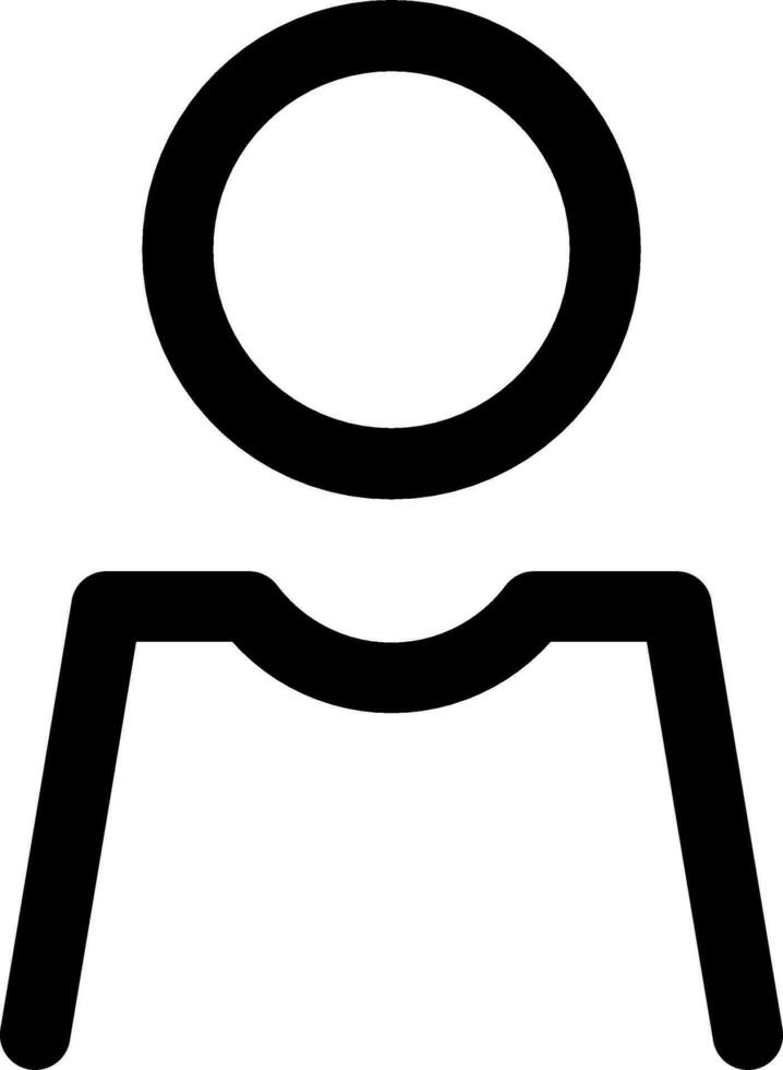Benutzer Profil Benutzerbild Symbol vektor