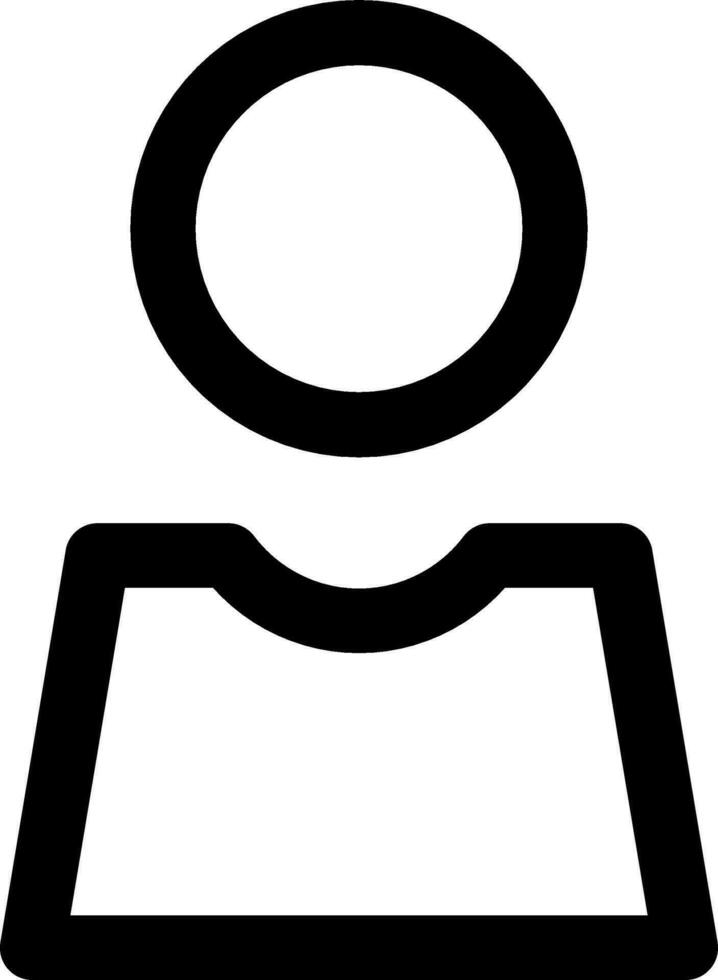 Benutzer Profil Benutzerbild Symbol vektor