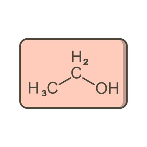 Ethanol-Vektor-Symbol vektor