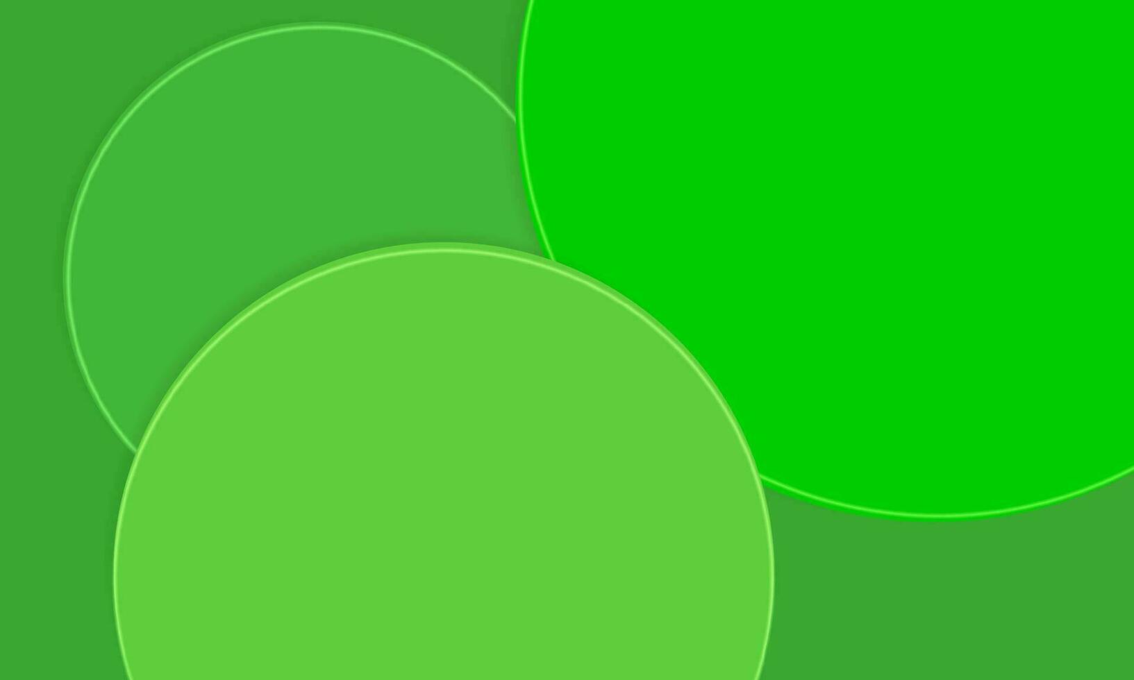 enkel modern bakgrund med grön cirkel former och ljus grön rader. bakgrund lämplig för företag, broschyr, häfte tidskrift, hemsida, affisch, baner, omslag vektor