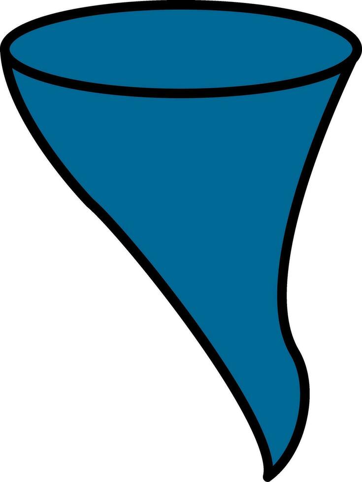 Tornado Linie gefüllt Symbol vektor