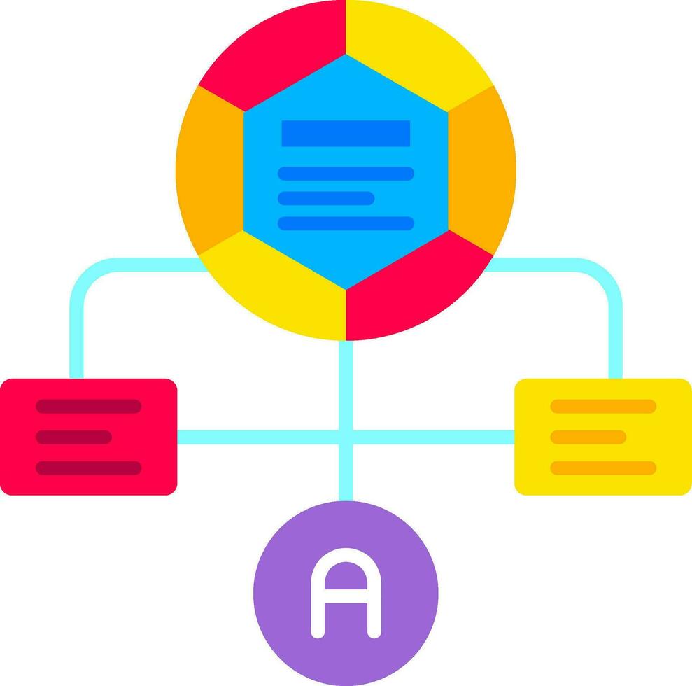 gefülltes Symbol für Workflow-Linie vektor