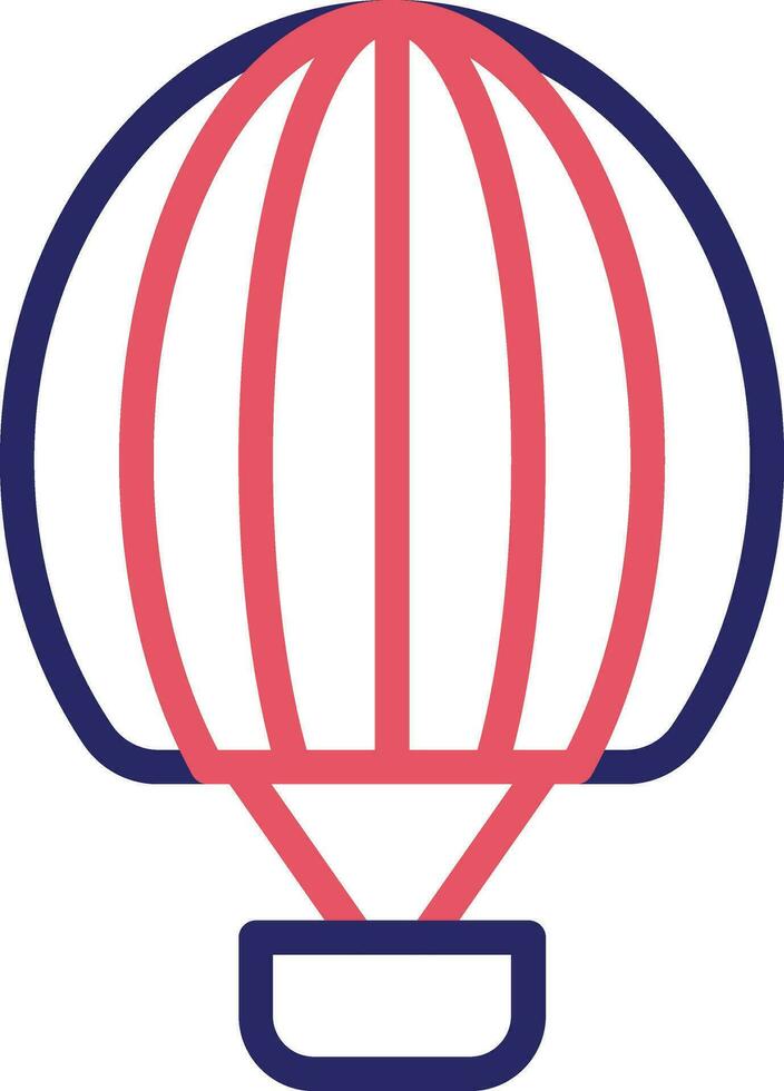 Heißluftballon-Vektorsymbol vektor