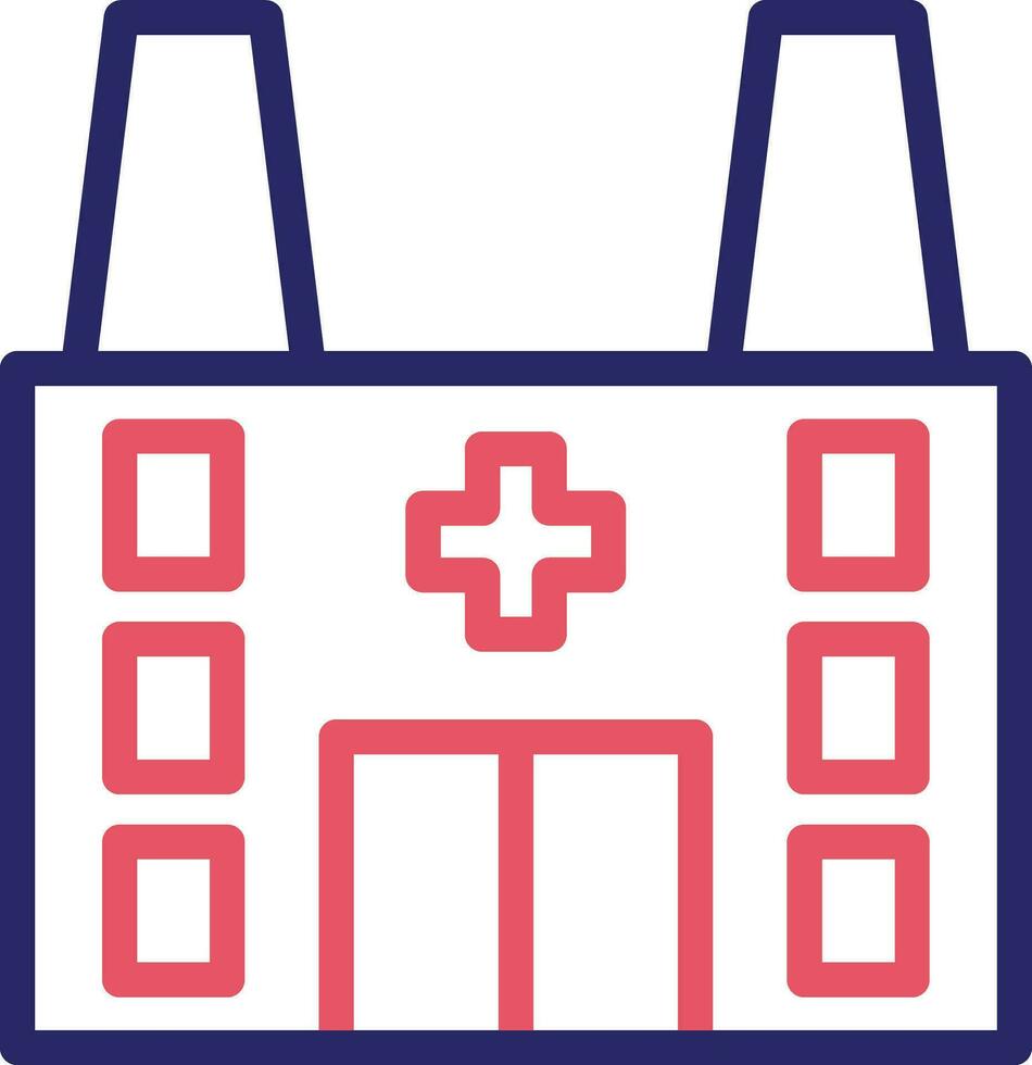 Medizin Fabrik Vektor Symbol