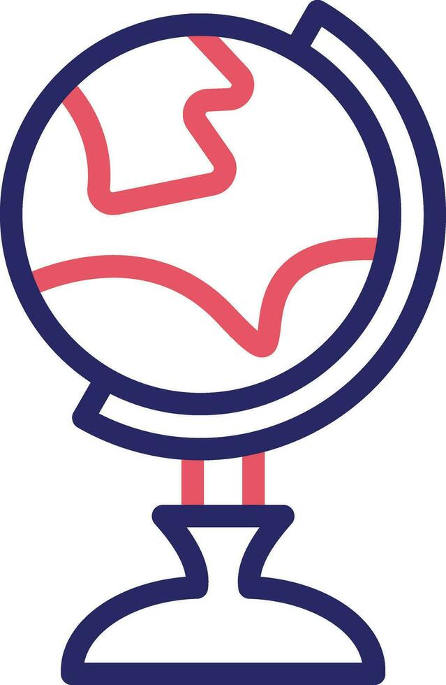 Globus Stand Vektor Symbol