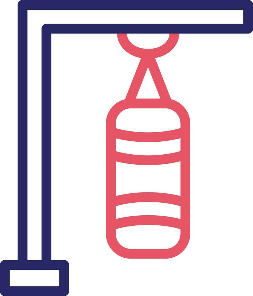 boxning väska vektor ikon